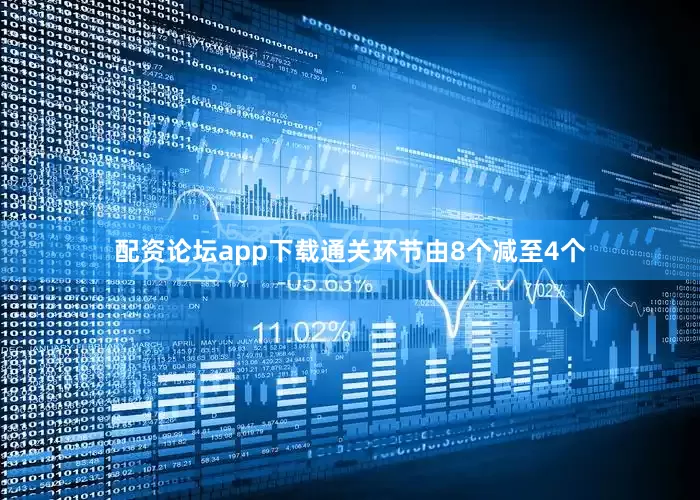 配资论坛app下载通关环节由8个减至4个